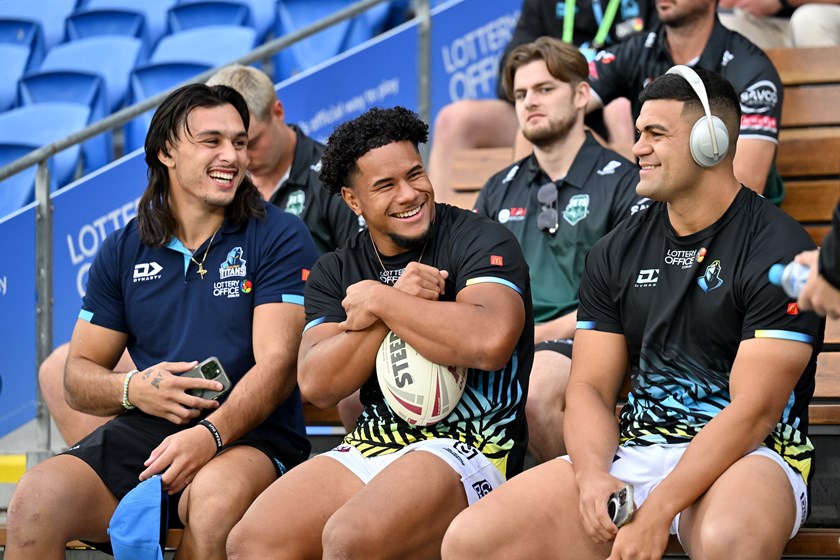Tino Fa'asuamaleaui, Josiah Pahulu and David Fifita will feature in the Titans forward pack in 2025.