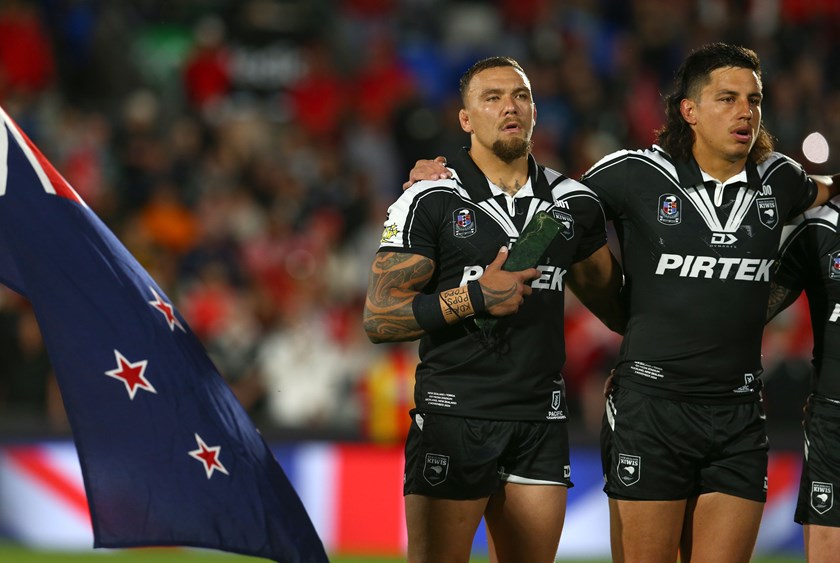 James Fisher-Harris representing New Zealand Kiwis.