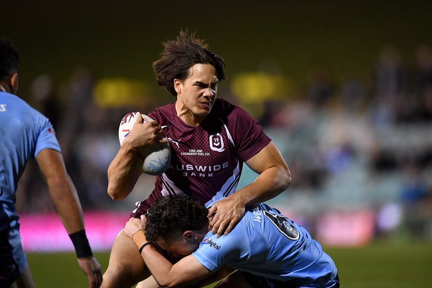 Jack Howarth representing the Queensland Under 19 side in 2022. 