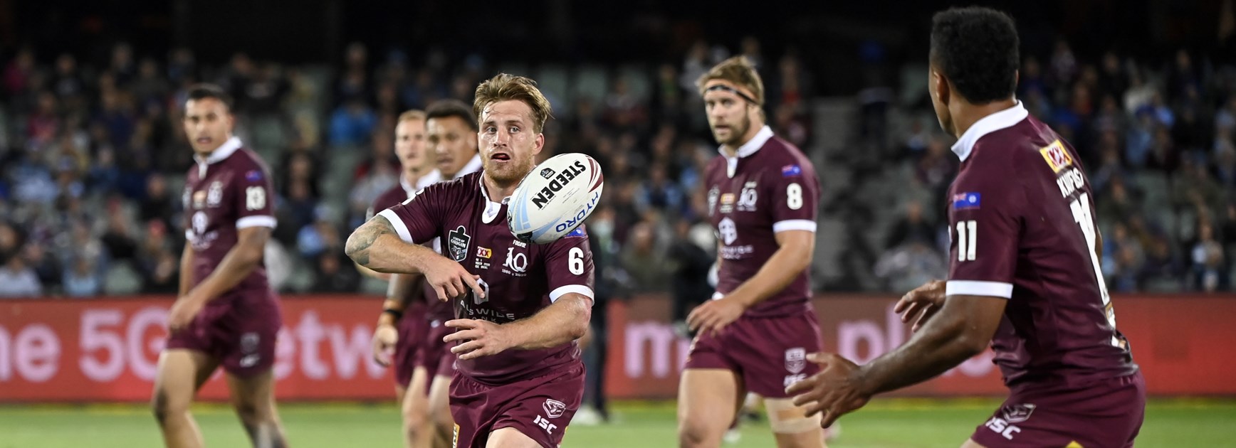 Maroons five-eighth Cameron Munster.