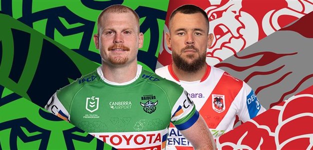 Raiders v Dragons: Smithies to start; Six called up from NSW Cup