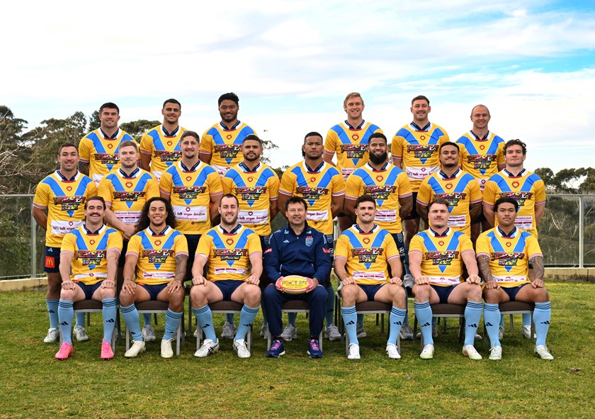 The NSW Blues show their support for Jersey Day.